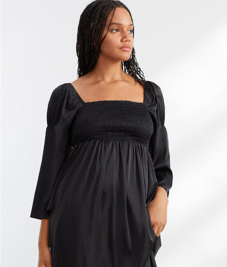 The Elegant Satin Nightgown