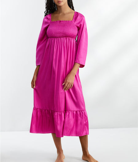 The Elegant Satin Nightgown