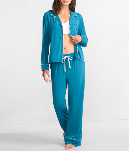 The Cooling Piped Pajama Set