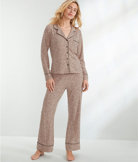 The Cooling Piped Pajama Set