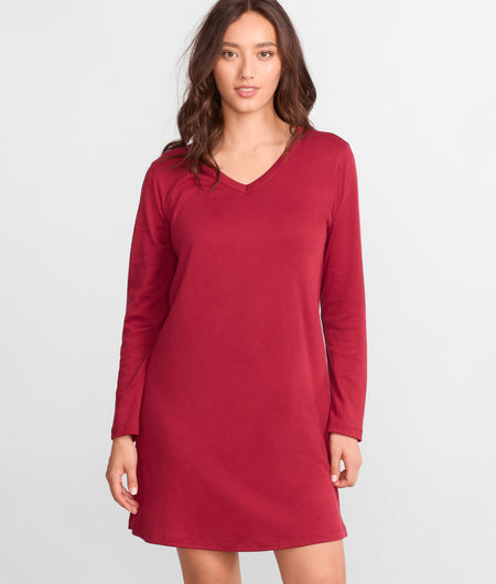 The Comfiest Knit Sleepshirt