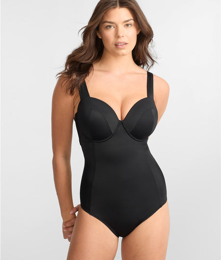 The Slimming Balconette Underwire One-Piece