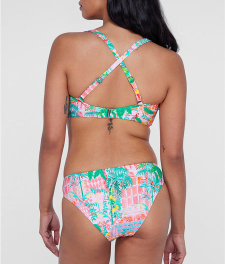 Tie Front Bikini Top: Havana