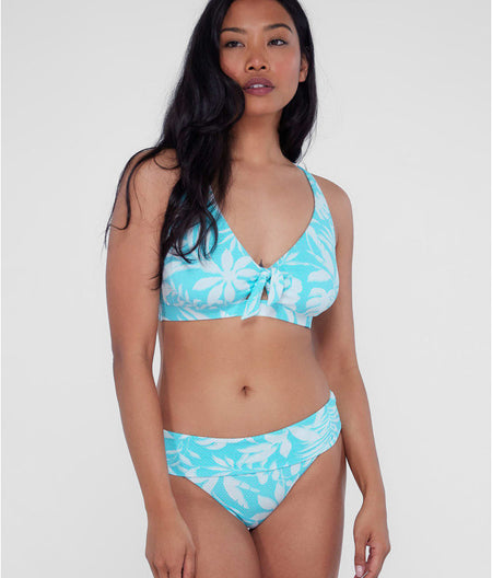 Tie Front Bikini Top: North Shore