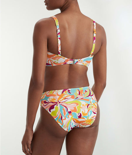 Tie Front Bikini Top: Groovy