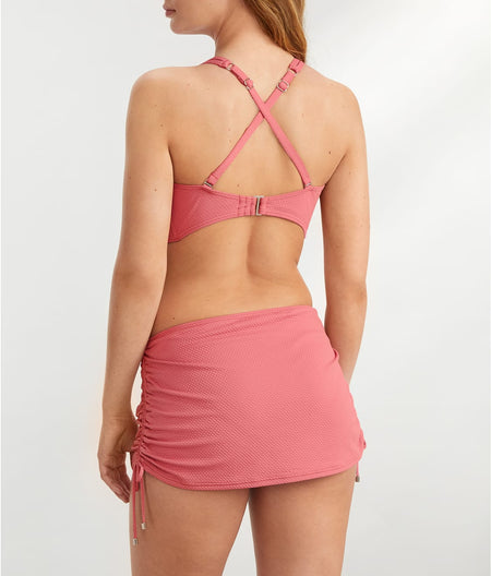 Wrap Bikini Top: Rose