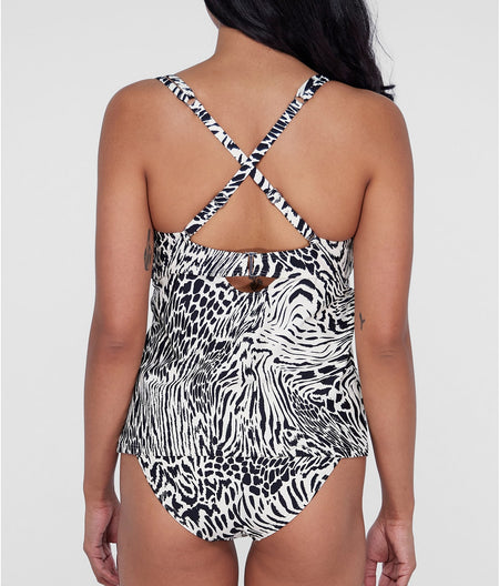 Underwire Wrap Tankini Top