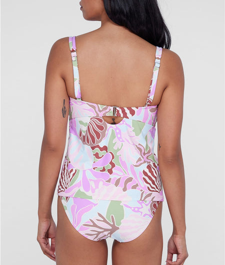 Underwire Wrap Tankini Top: Ocean Treasures