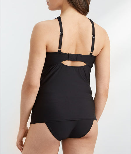 High-Neck Underwire Tankini Top