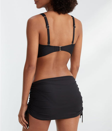 Eco Onyx Skirted Bikini Bottom