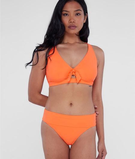 High-Waist Fold-Over Bikini Bottom