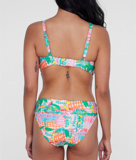 High-Waist Fold-Over Bikini Bottom