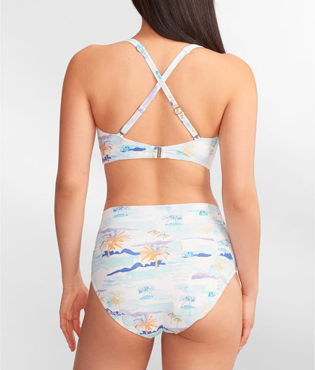 High-Waist Fold-Over Bikini Bottom