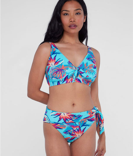 Sash Fold-Over Bikini Bottom