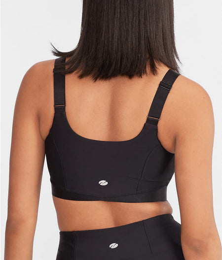 Luxe Sheen Corset Sports Bra