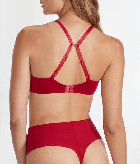 Future Foundations T-Shirt Bra: Haute Red