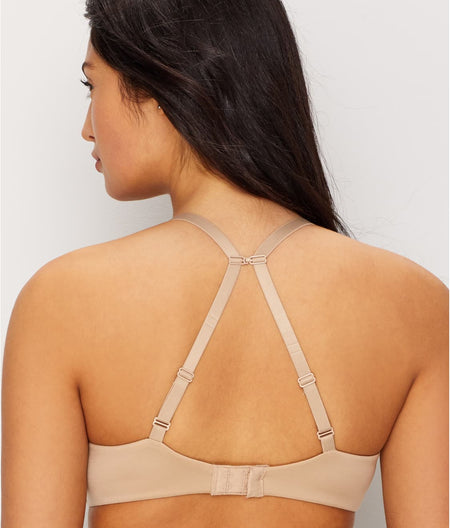 Future Foundations Wire-Free Plunge T-Shirt Bra: Au Natural