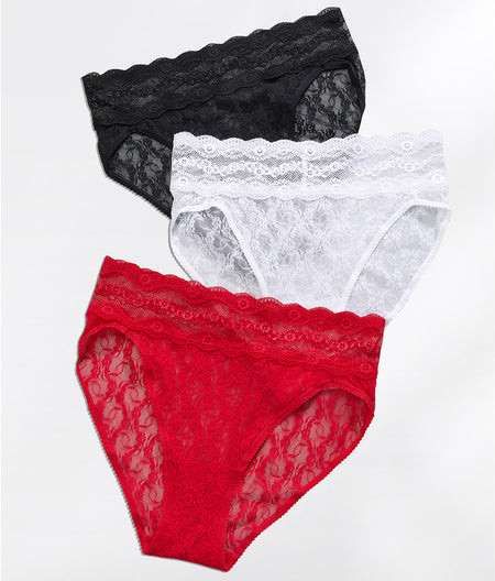 Lace Kiss Hi-Cut Brief 3-Pack