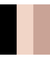 Black / Nude / Rose