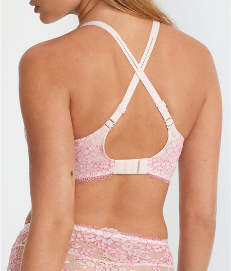 Lightly Lined Demi Bra: Barely There / Pink