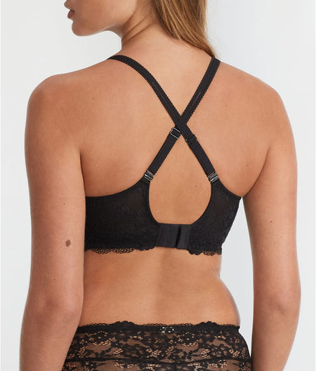 Lace Unlined Side Support Bra