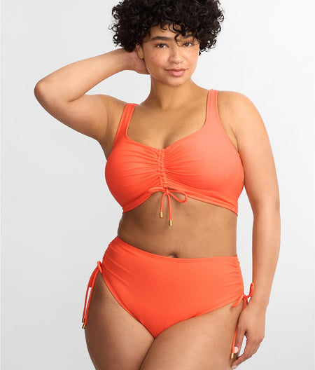 Inspire Rib High-Waist Bikini Bottom