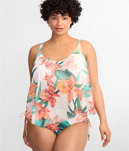 Island Flora Captive Underwire Tankini Top