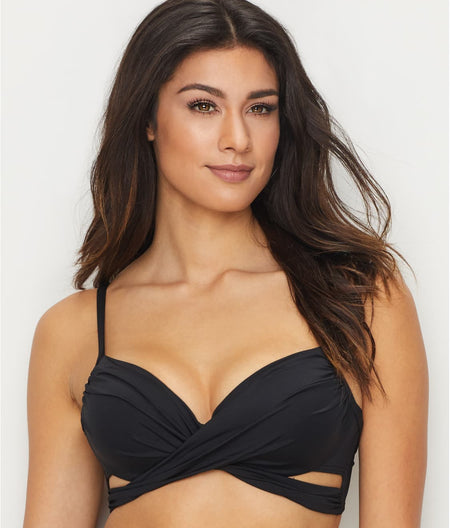 Classic Solids Wrap Underwire Bikini Top