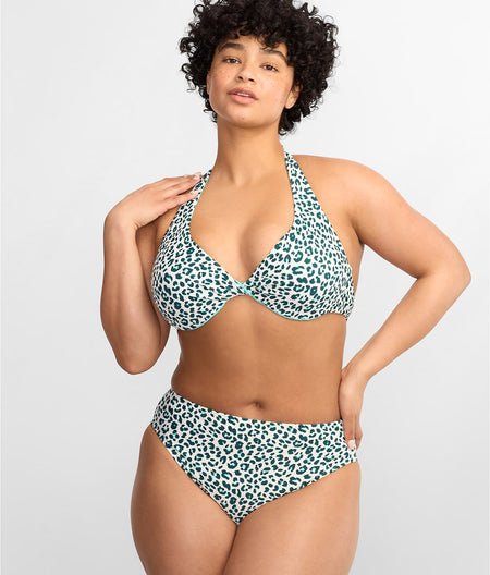 Summer Cheetah Verso Reversible Bikini Top