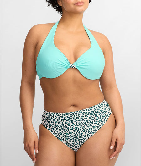 Summer Cheetah Verso Reversible Bikini Top