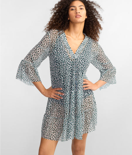 Summer Cheetah Enchant Cover-Up Dress