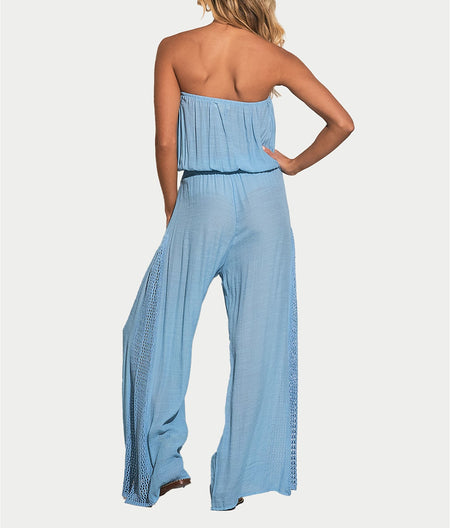 Strapless Jumpsuit Cover-Up