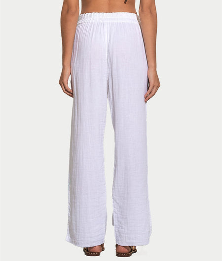 Linen Woven Cover-Up Pants