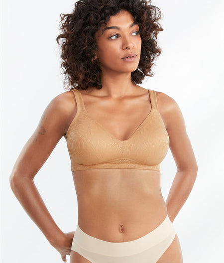 Jolie Jacquard Wire-Free Minimizer Bra