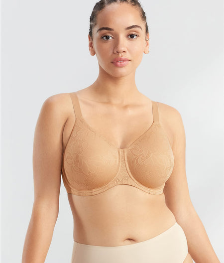 Jacqueline Jacquard Minimizer Bra