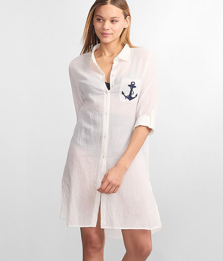 Button-Down Cover-Up