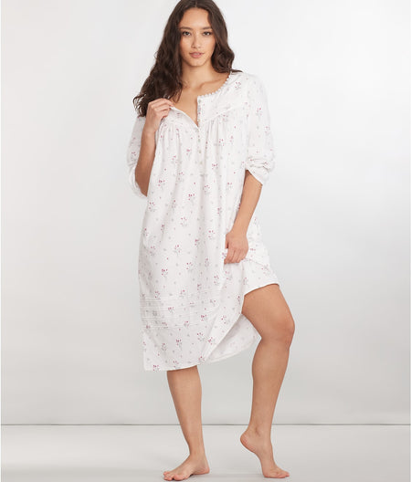 Rosebud Brushed Cotton Waltz Nightgown