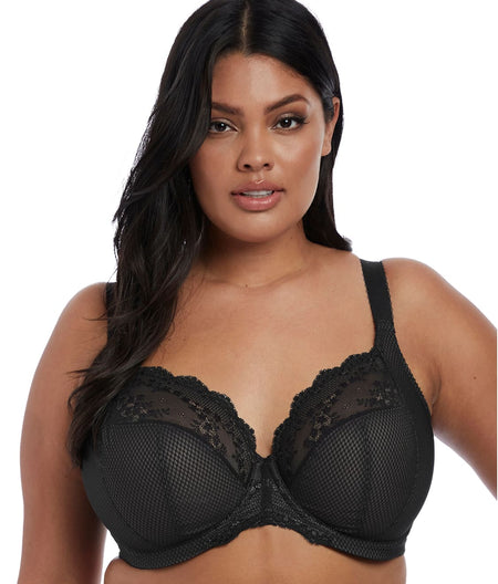 Charley Side Support Plunge Bra : Black