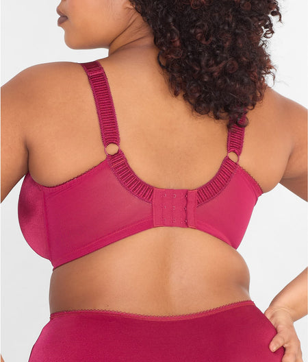 Cate Side Support Bra: Berry