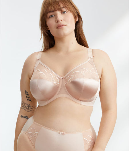 Cate Side Support Bra: Latte