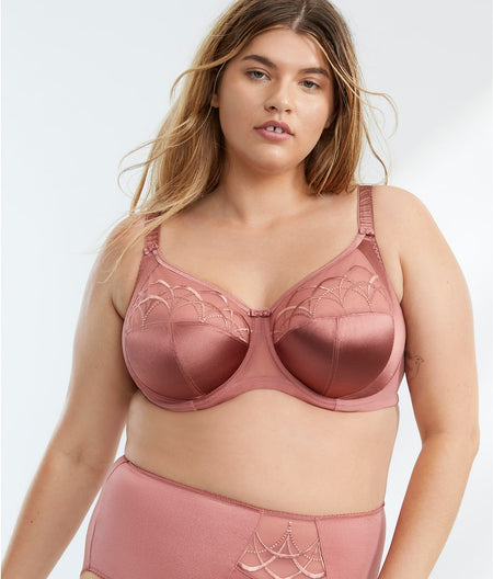 Cate Side Support Bra: Rosewood