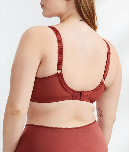 Cate Side Support Bra: Antique Copper