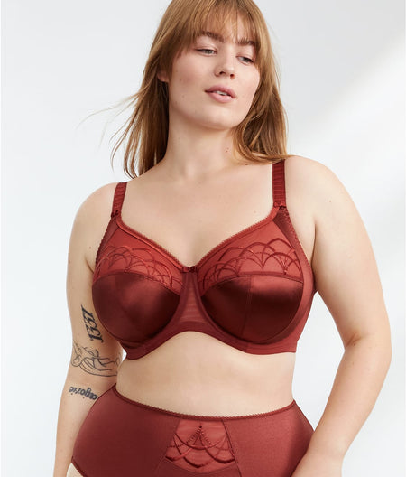 Cate Side Support Bra: Antique Copper