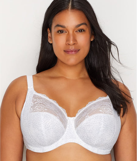 Morgan Side Support Bra: White