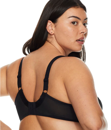 Morgan Side Support Bra: Black