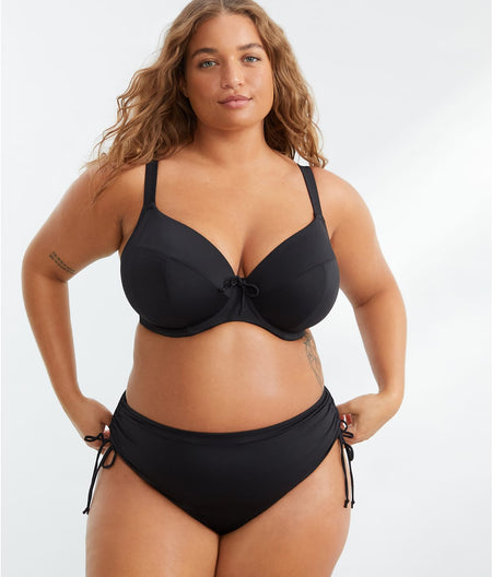 Plus Size Plain Sailing Plunge Bikini Top