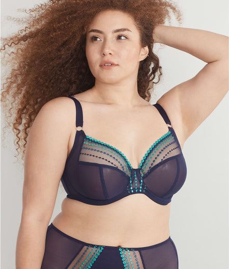 Matilda Side Support Plunge Bra: Siren Song