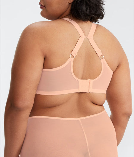 Matilda Side Support Plunge Bra: Pearl Blush