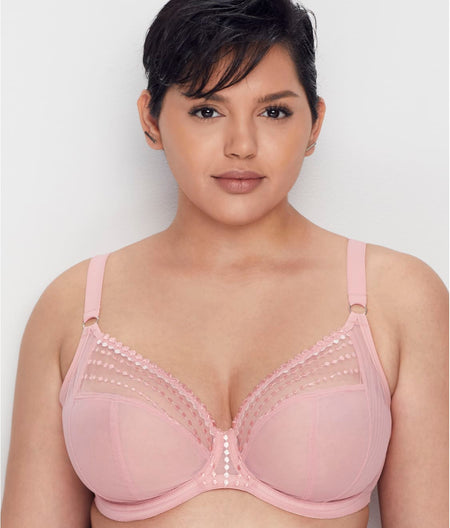 Matilda Side Support Plunge Bra: Rose