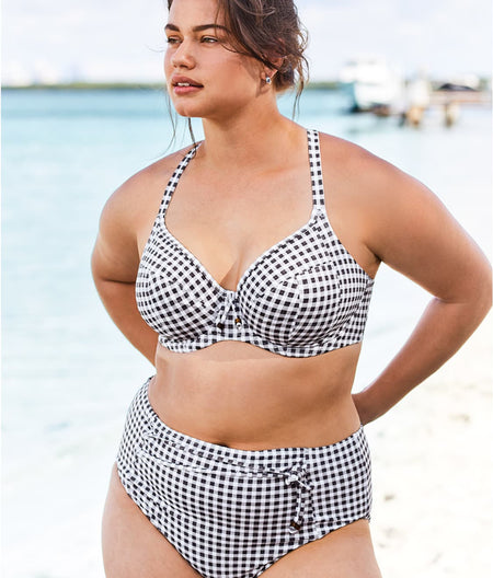 Plus Size Checkmate Full Bikini Bottom